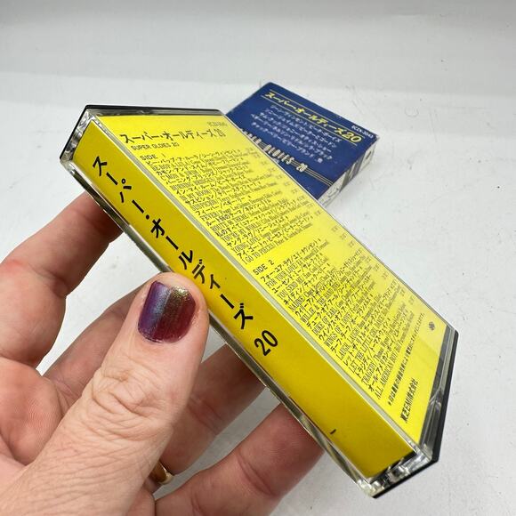 Vintage Japanese cassette tape 1970s Super Oldies 20: Hits of 50's and 60's - Picture 10 of 11